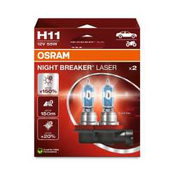 H11 OSRAM  Night Breaker Laser +150% BOX 2ks