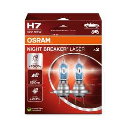 H7 OSRAM  Night Breaker Laser +150% BOX 2ks