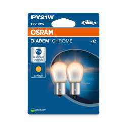 OSRAM 12V PY21W BAU15S diadem chrome oranžová 2ks