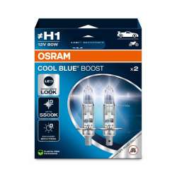 Osram Cool Blue Boost H1 12V 80W 62150CBB-2HB - 2KS