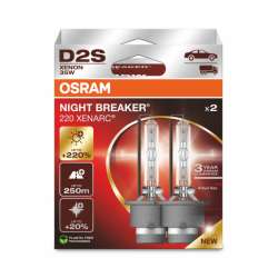 Osram xenonová výbojka D2S 66240XN2-2HB NIGHT BREAKER LASER +220% BOX